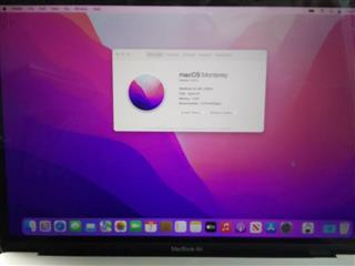 APPLE MACBOOK AIR A2337, MAC OS 12.0, MONTEREY,8 GB  APPLE M1 PROCESSOR,  256GB